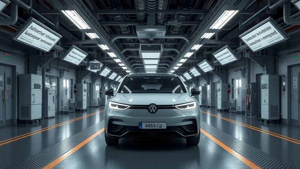 High-tech autonomous vehicle testing facility with regulator